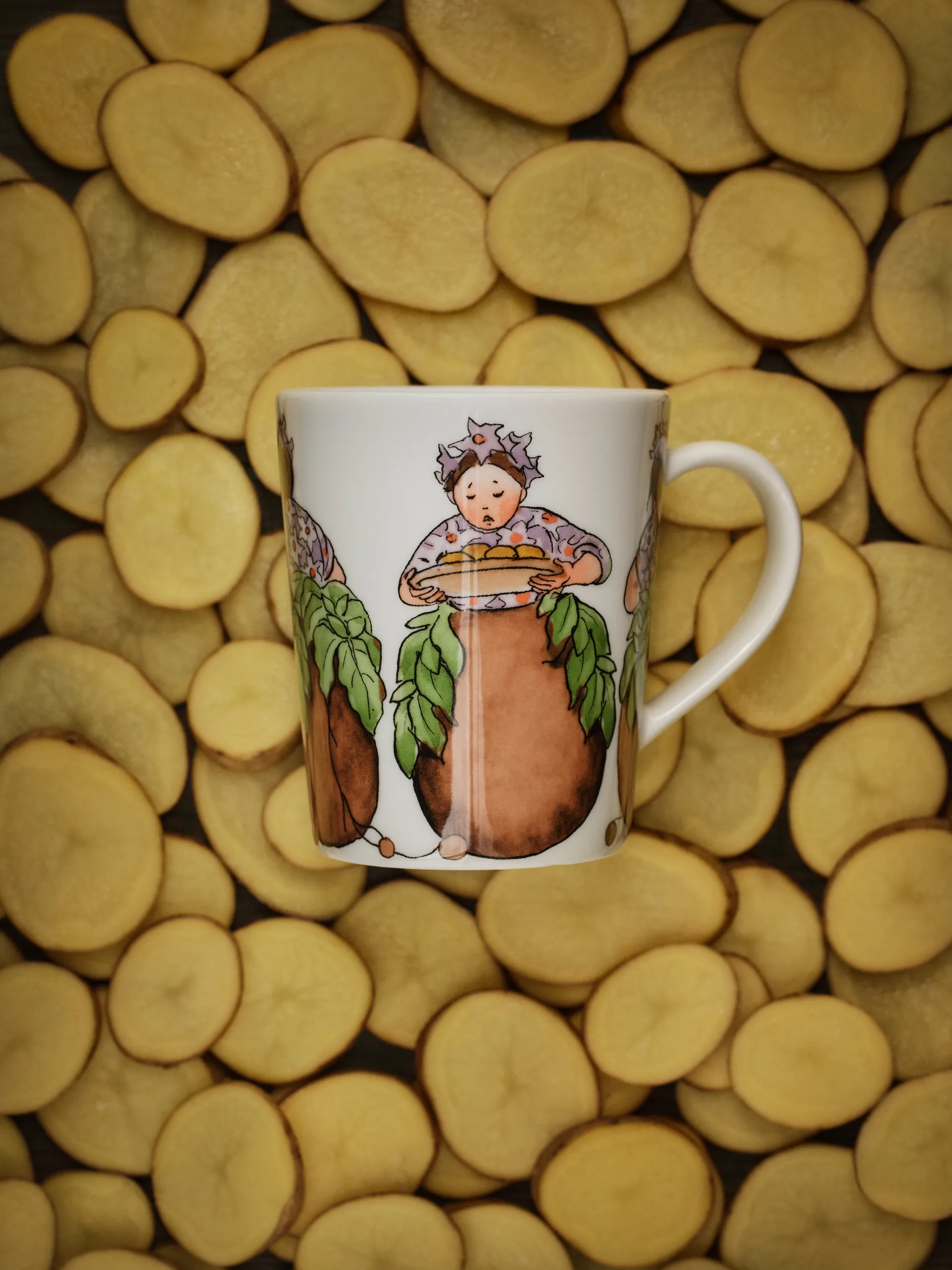 Mrs Potato mug, 28 cl, with handle Design House Stockholm