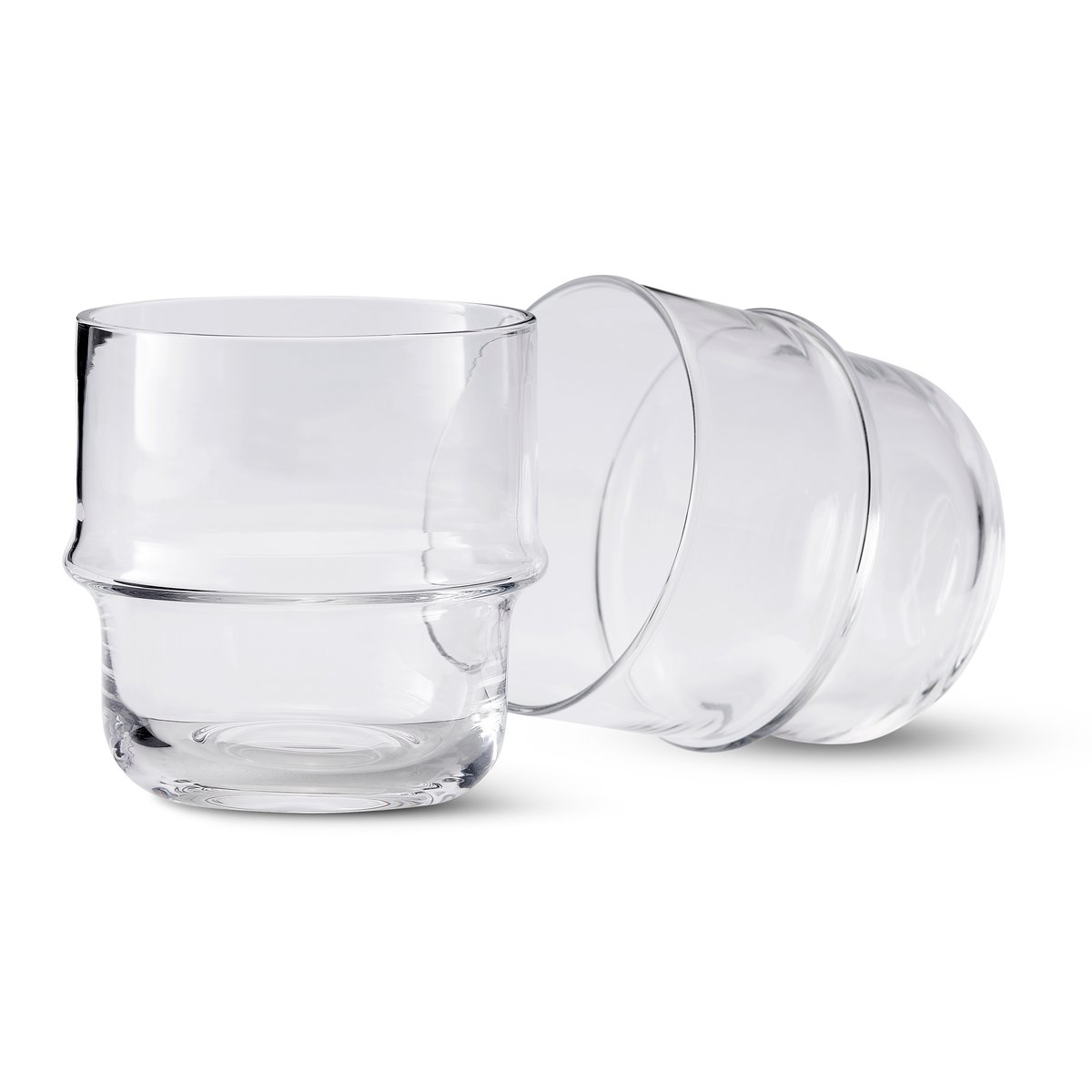 Design House Stockholm NM& Undaglass 2-pack clear | Scandinavian Design | Drinking glasses & tumblers | Transparent