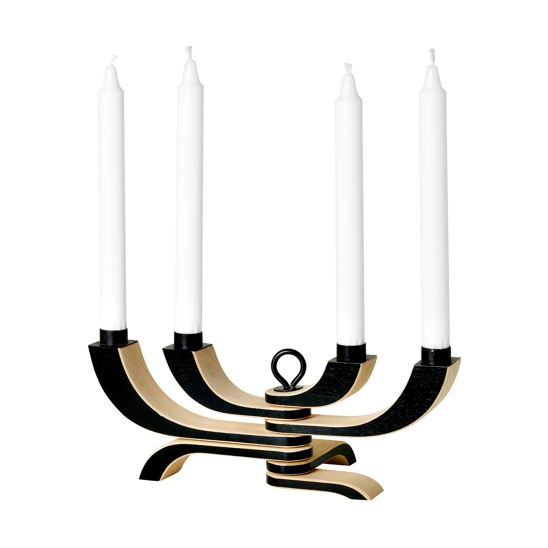 Nordic Light candleholder 4 arms, black Design House Stockholm