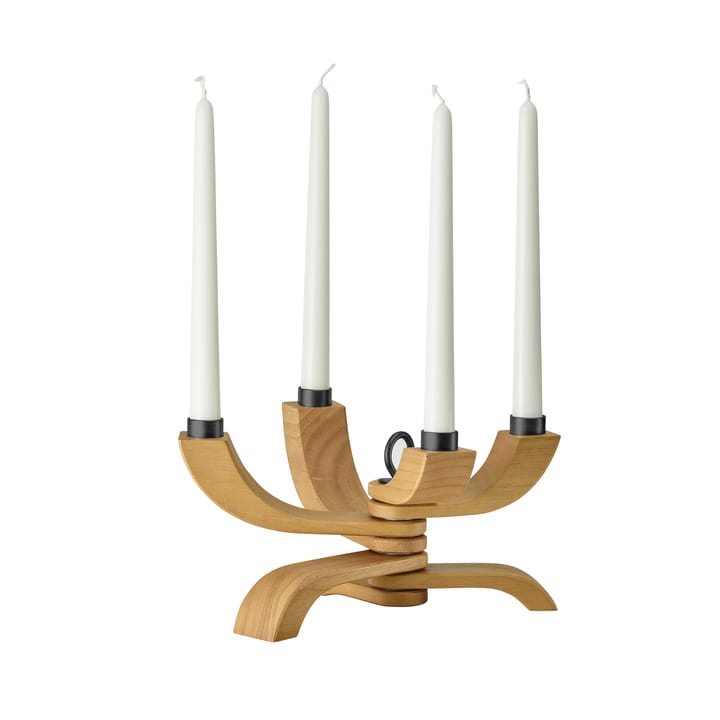 Nordic Light candleholder 4 arms - oak - Design House Stockholm