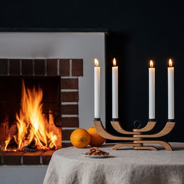 Nordic Light candleholder 4 arms - oak - Design House Stockholm