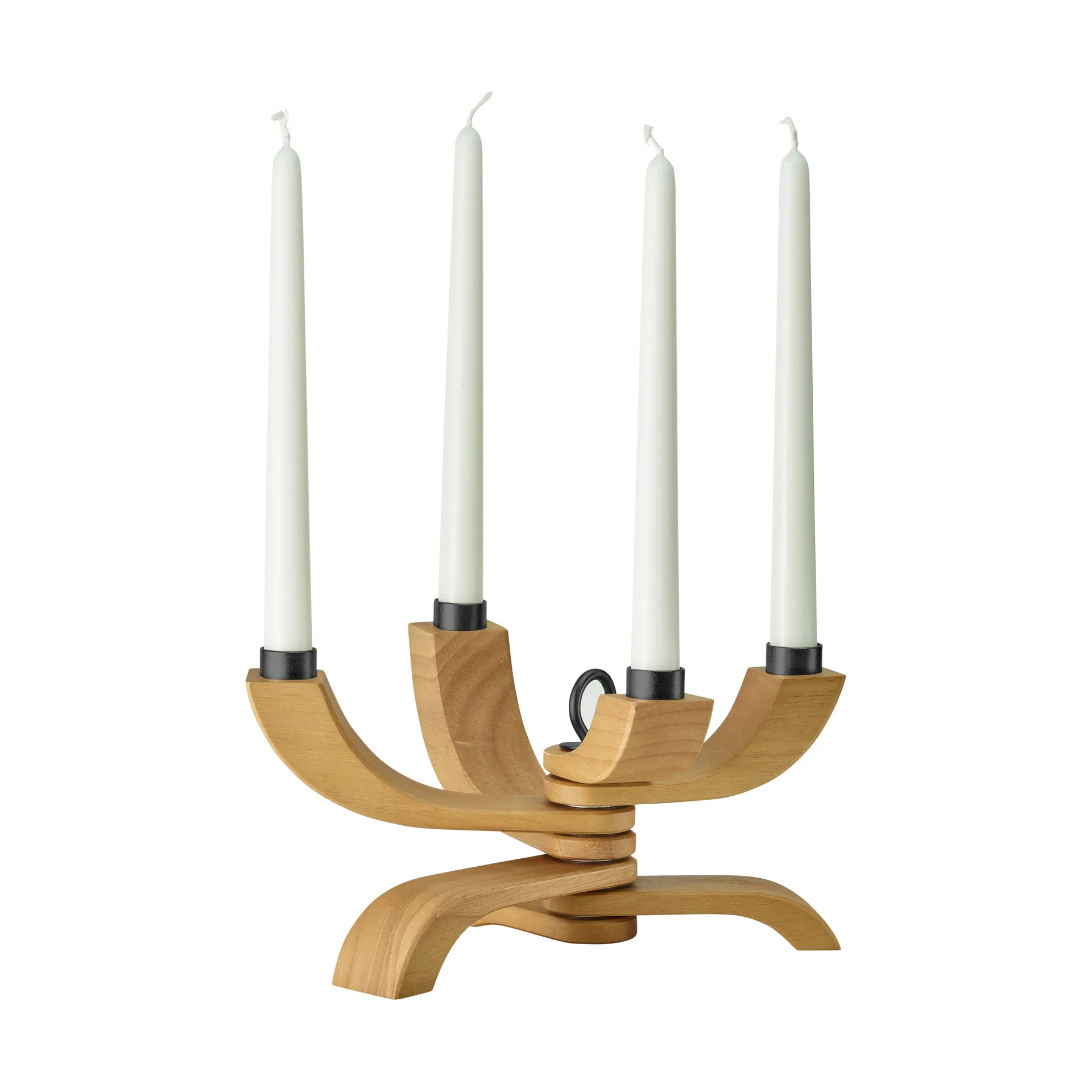 Nordic Light candleholder 4 arms, oak Design House Stockholm