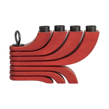 Nordic light candlestick Limited Edition - red - Design House Stockholm