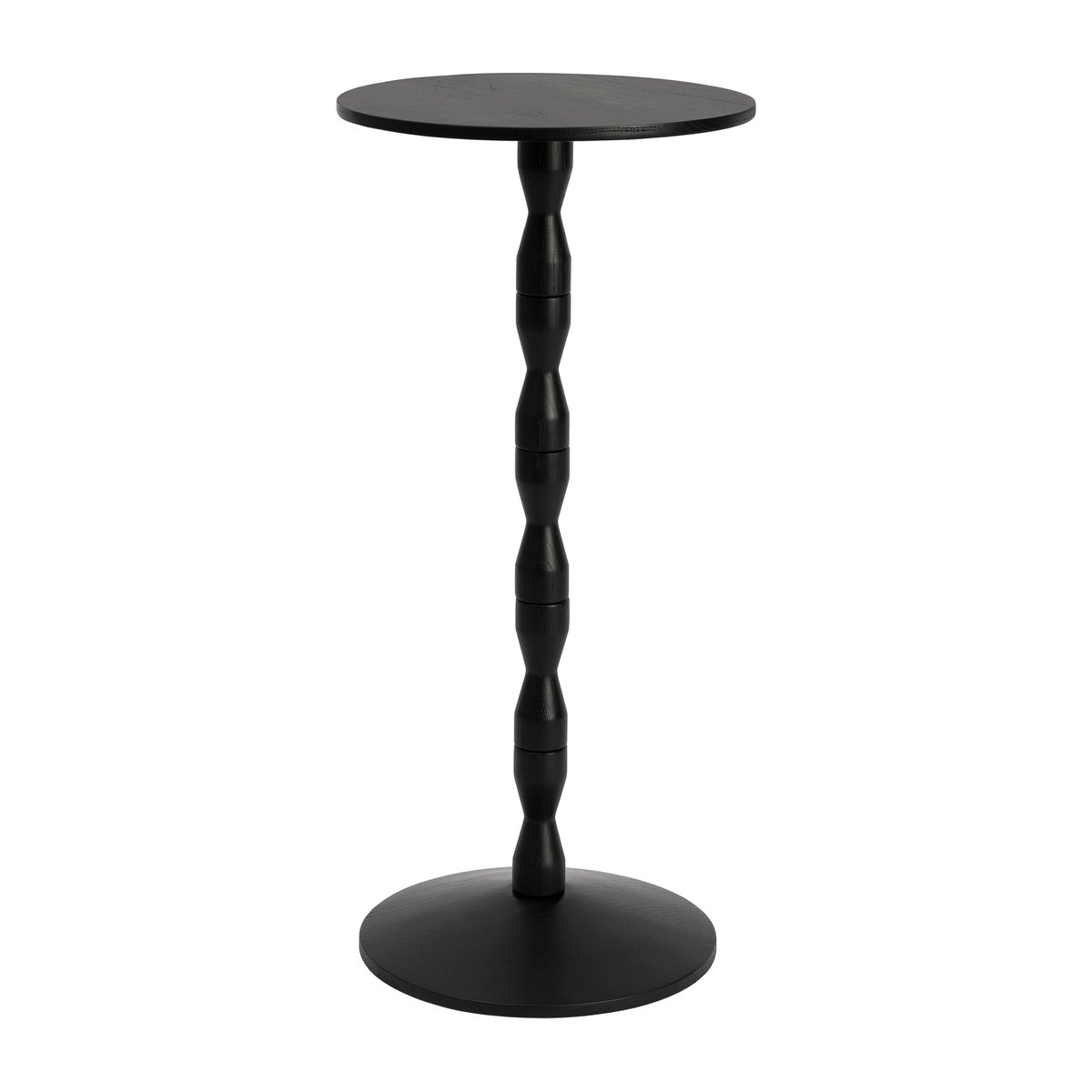 Design House Stockholm Pedestal table o31x67.5 cm Black