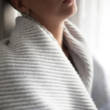 Pleece throw 140x160 cm - Light grey - Design House Stockholm