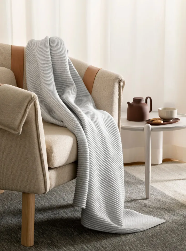 DESIGN HOUSE Stockholm PLEECE スロー ブランケット DESIGN HOUSE Stockholm PLEECE スロー ブランケット Pleece Throw