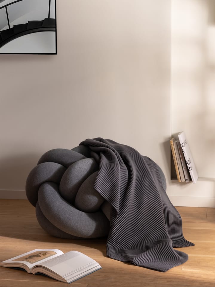 Pleece throw 140x170 cm, Dark grey Design House Stockholm