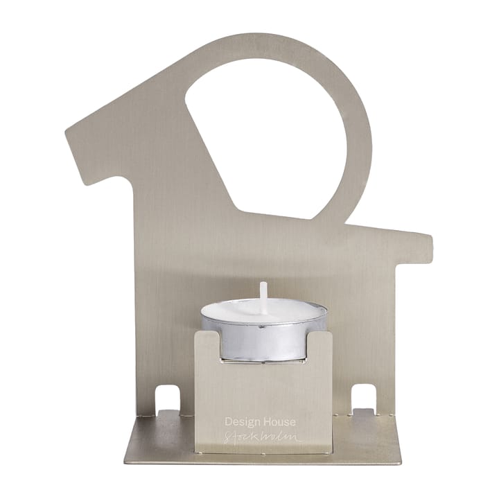 Pop-up tea light holder Christmas goat - Stainless steel - Design House Stockholm