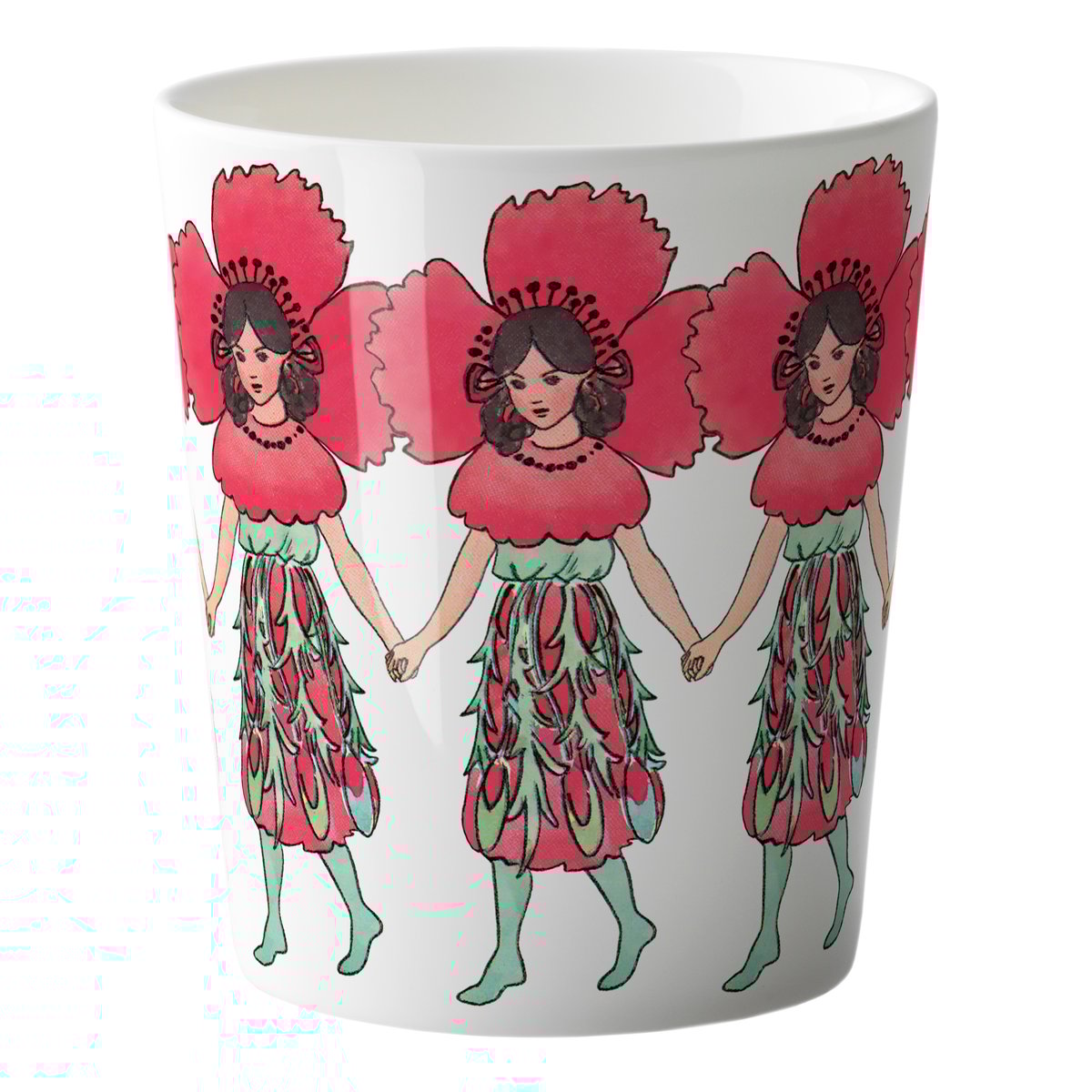 Design House Stockholm Poppy mug 28 cl | Scandinavian Design | Coffee cups | Red
