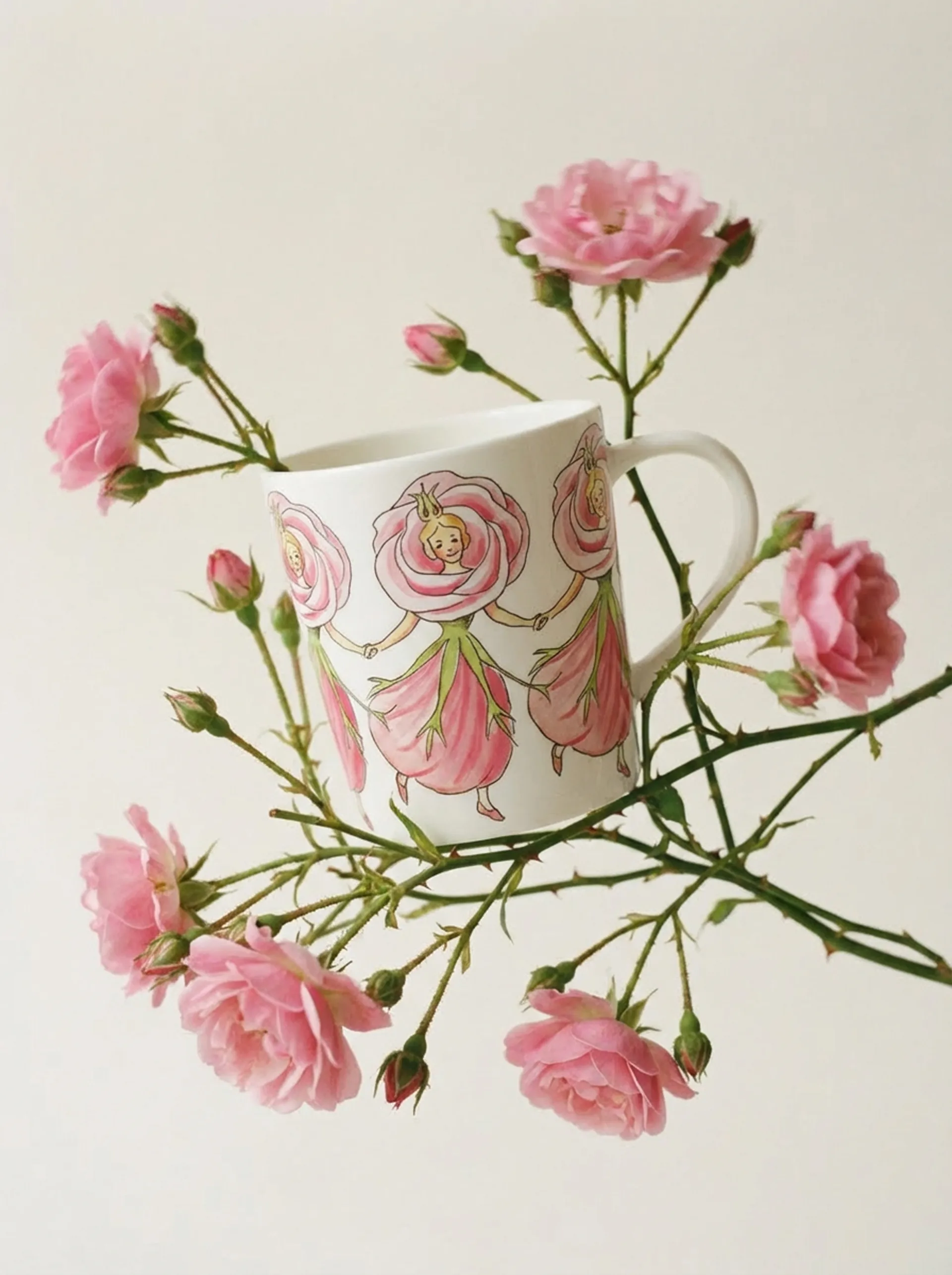 Rose mug with handle, 40 cl Design House Stockholm