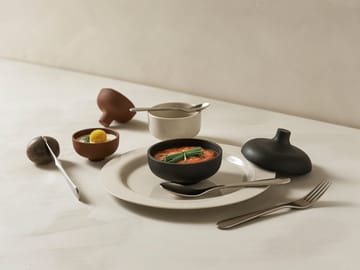 Sand bowl with lid M Ø12 cm - Black clay - Design House Stockholm
