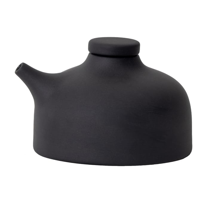 Sand soy sauce bottle 12 cl - Black clay - Design House Stockholm