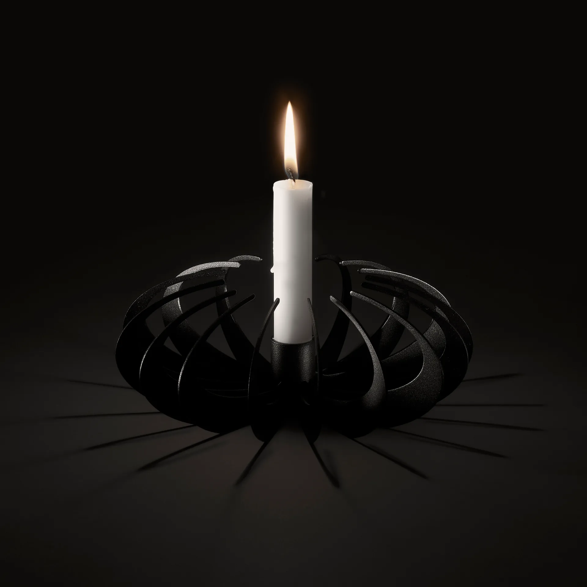 Shadow candleholder, black Design House Stockholm
