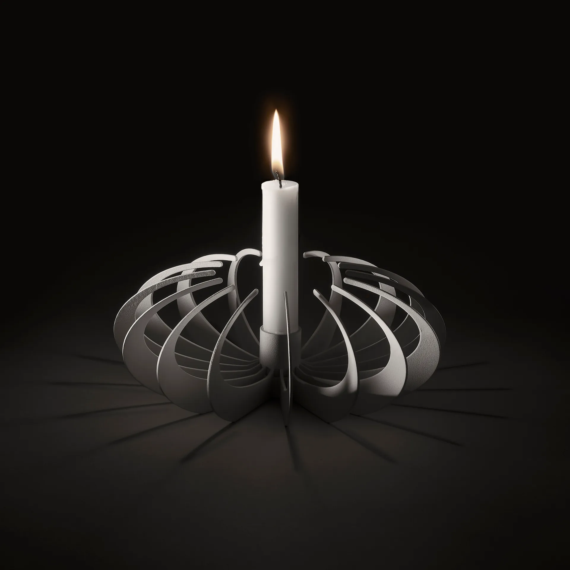Shadow candleholder, white Design House Stockholm