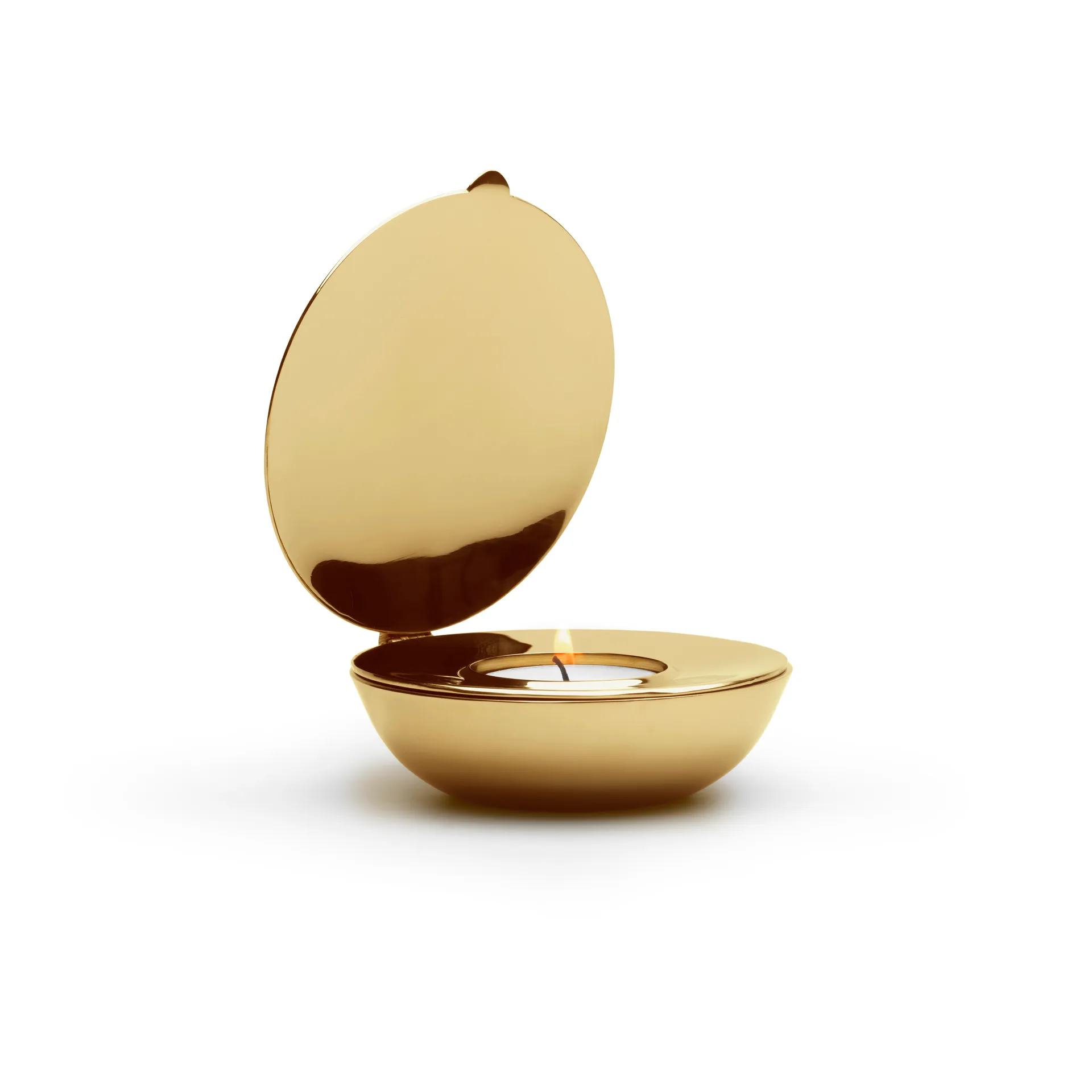 Shell votive, brass Design House Stockholm