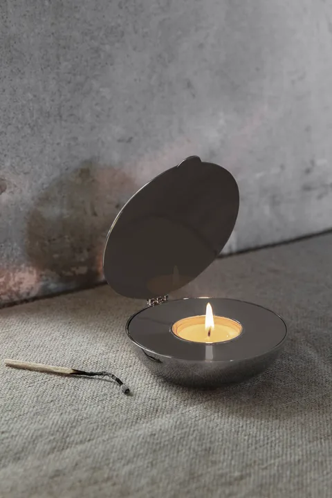 Shell votive, nickel Design House Stockholm