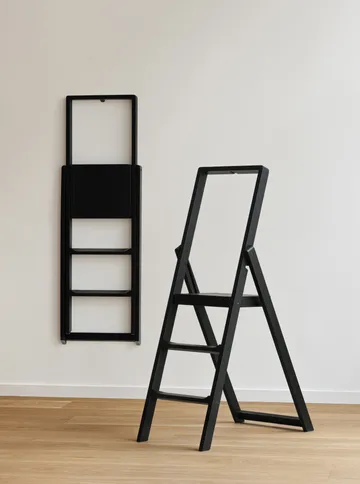 Step ladder - Black-stained - Design House Stockholm