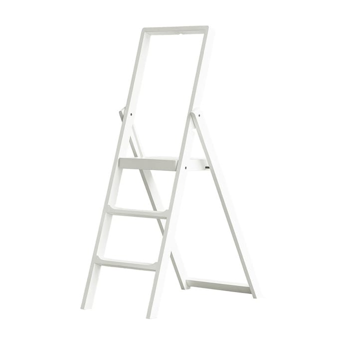 Step ladder - White-lacquered - Design House Stockholm