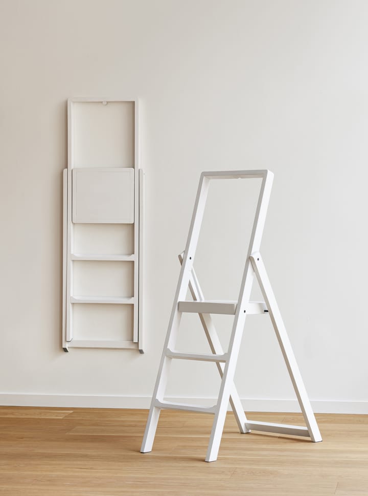 Step ladder - White-stained - Design House Stockholm