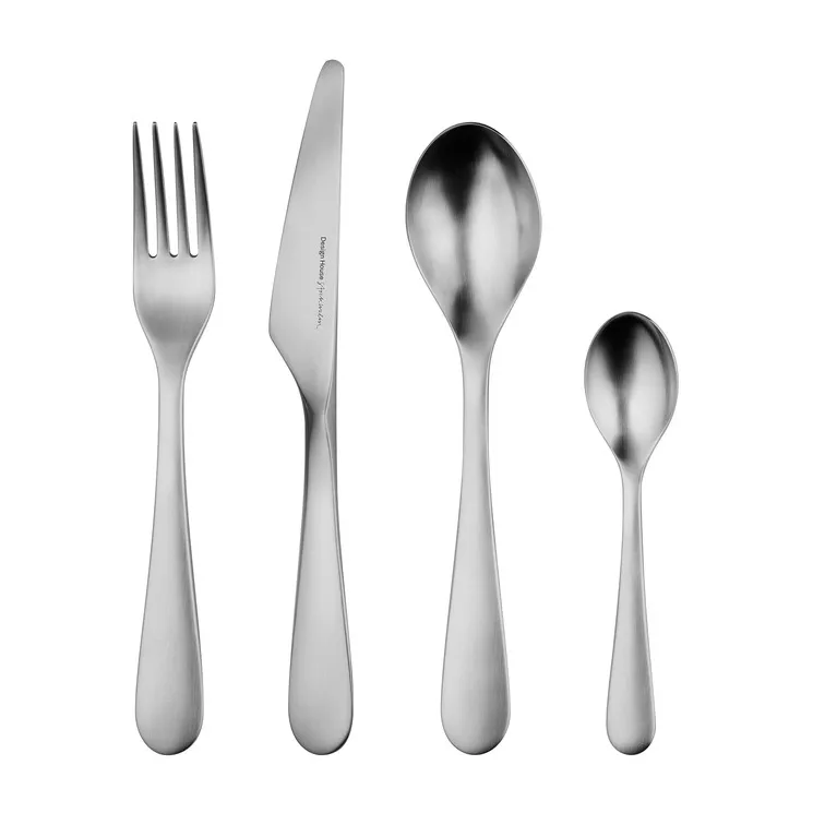 Stockholm Mono cutlery 16 pieces, Stainless steel Design House Stockholm