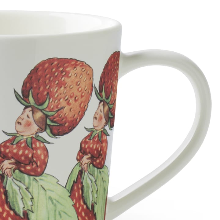 The Strawberry Family mug with handle - 40 cl - Design House Stockholm