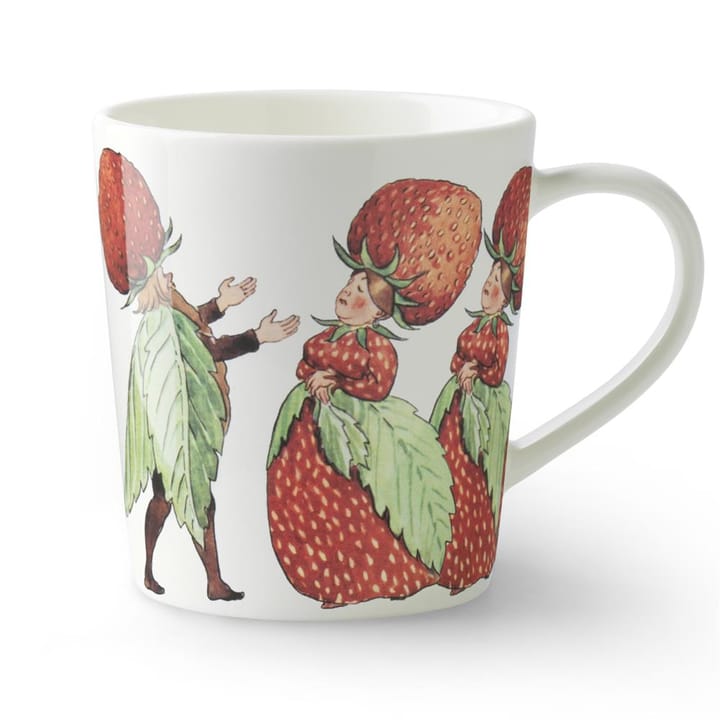 The Strawberry Family mug with handle - 40 cl - Design House Stockholm