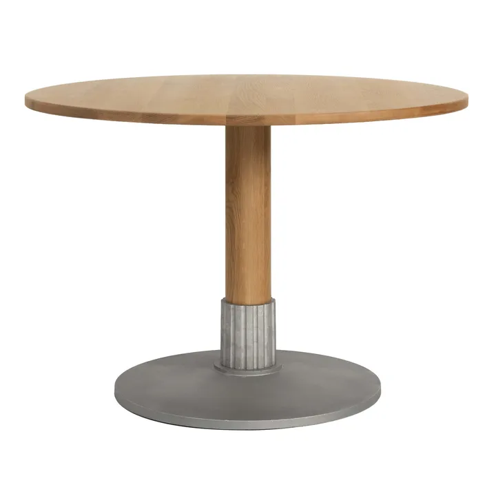 Tock Table dining table - Oak, Ø110x76 cm - Design House Stockholm