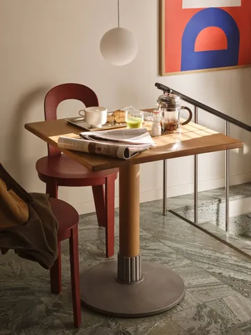 Tock Table dining table - Oak, 75x75x76 cm - Design House Stockholm