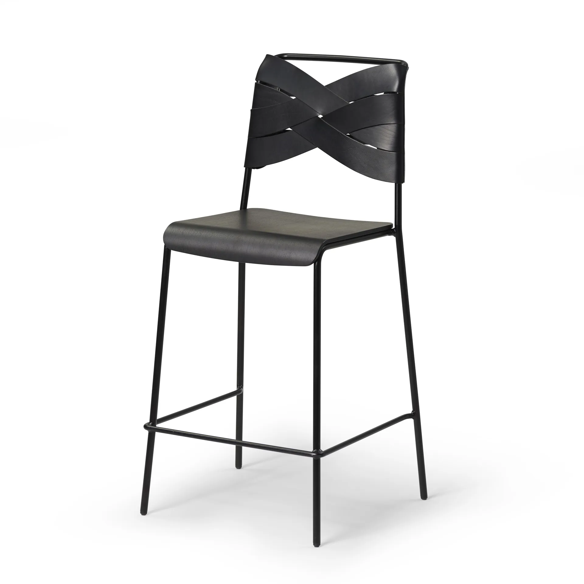 Torso barstool, Black-black Design House Stockholm