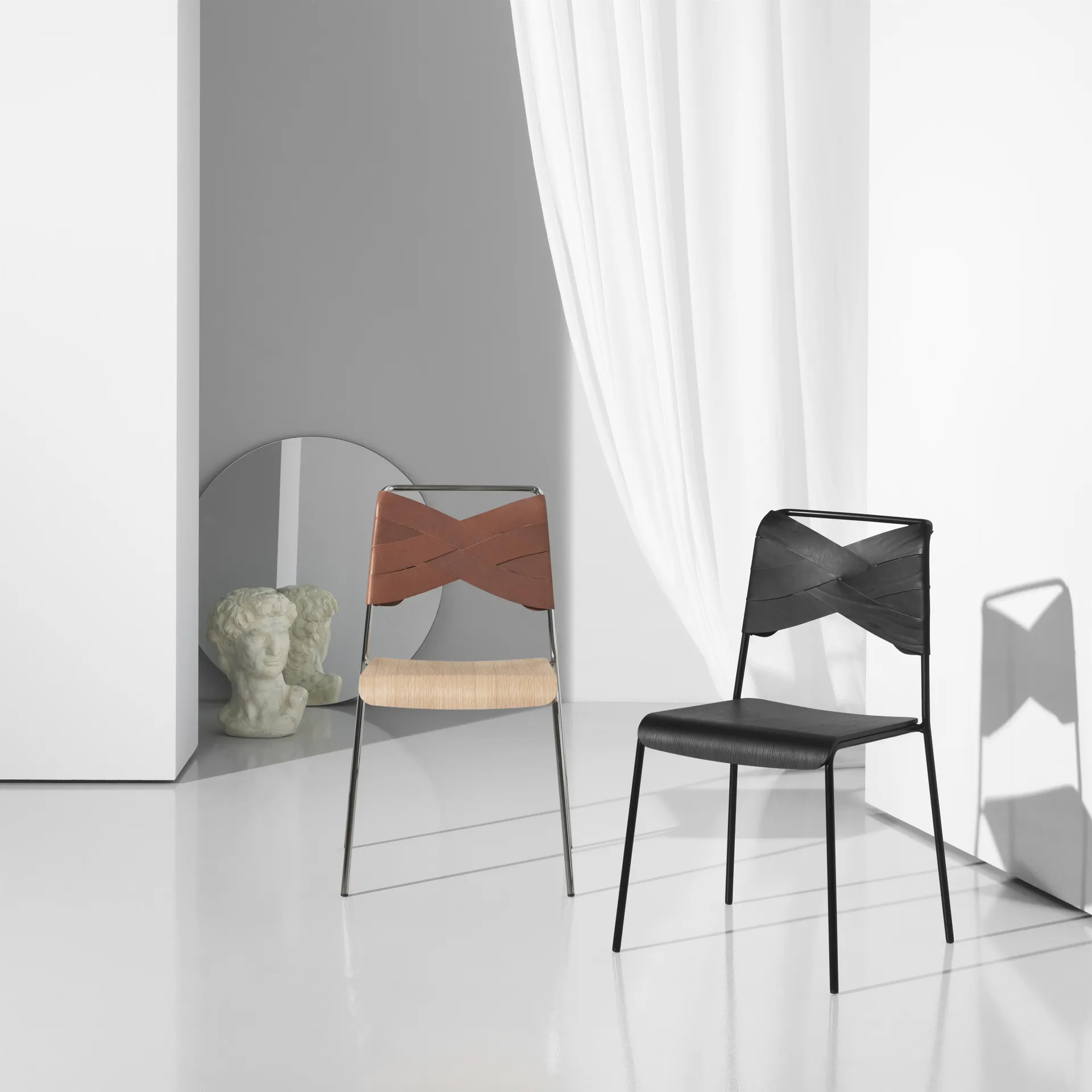 Torso chair, Oak-cognac Design House Stockholm