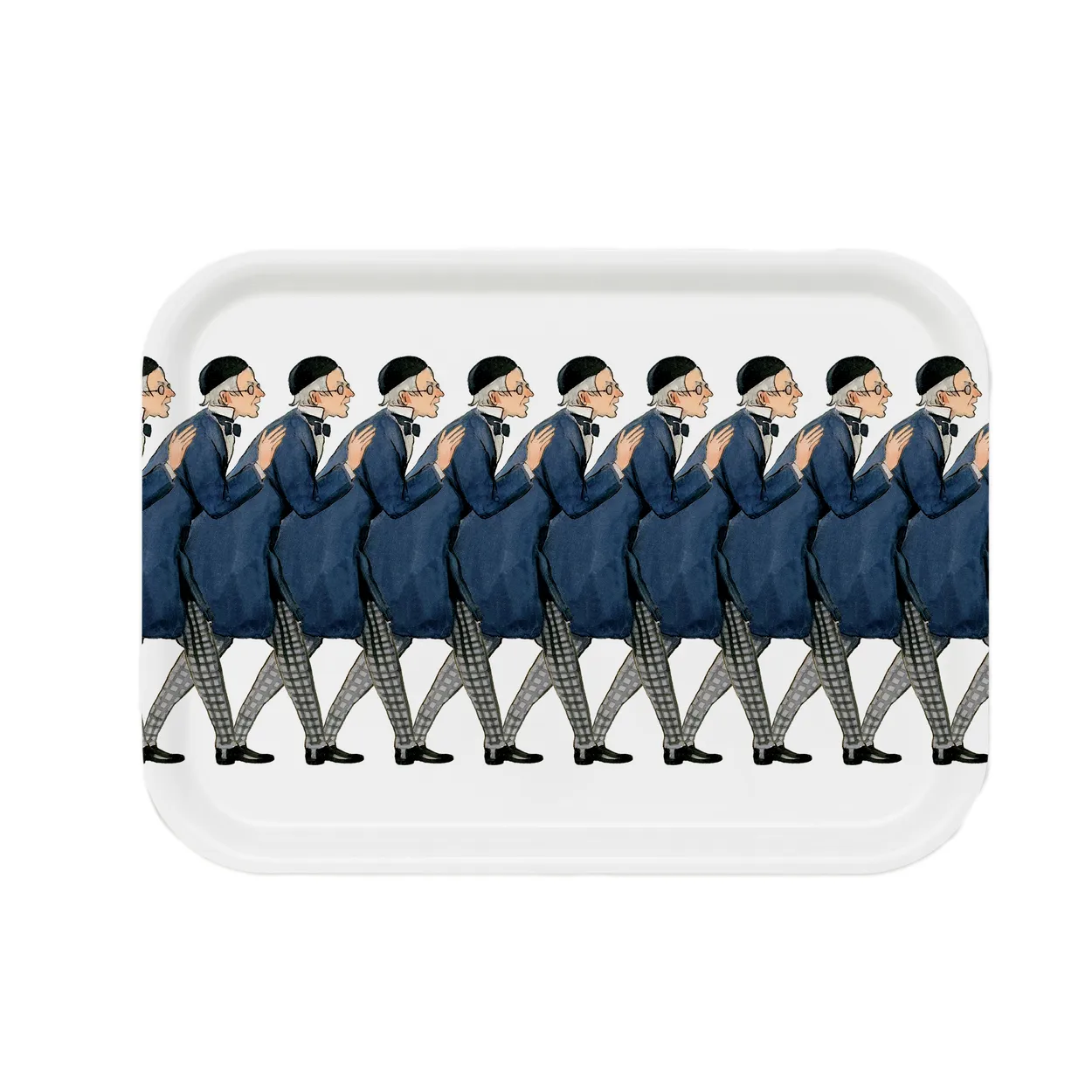 Design House Stockholm Uncle Blue tray square 27x20 cm