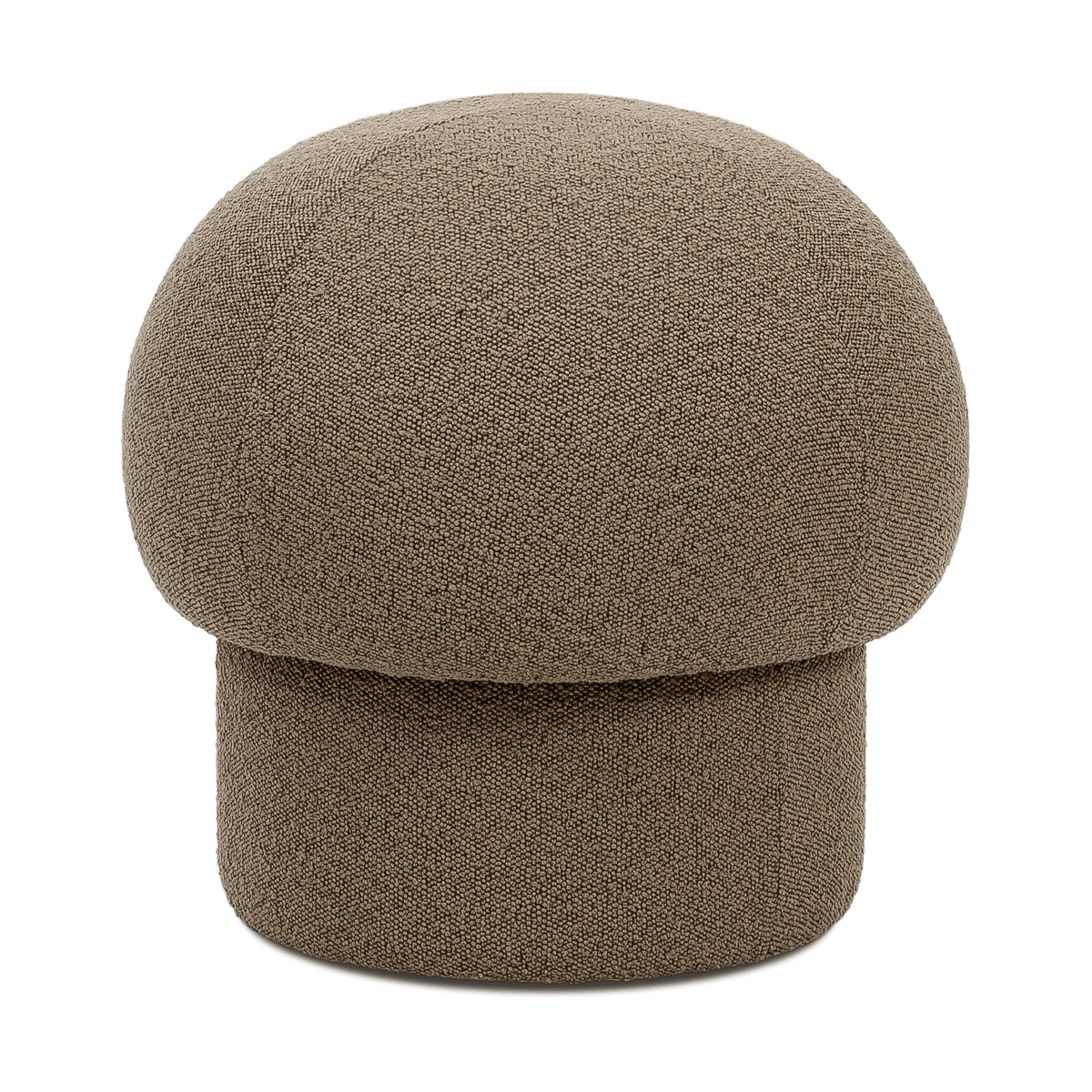 Design House Stockholm Uno pouf o50 cm Brown | Scandinavian Design | Sitting poufs | Brown