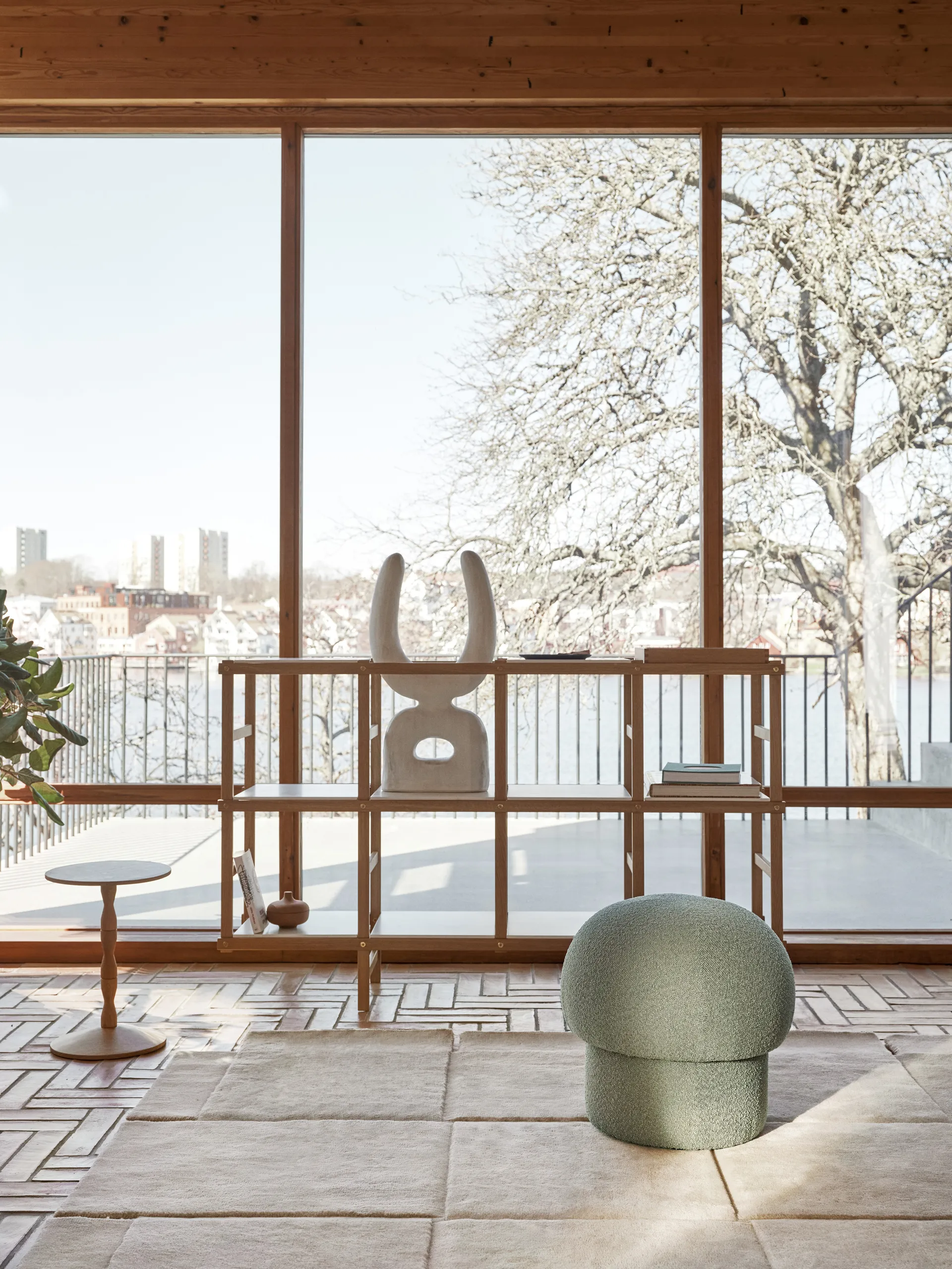 Uno pouf Ø50 cm, Green Design House Stockholm