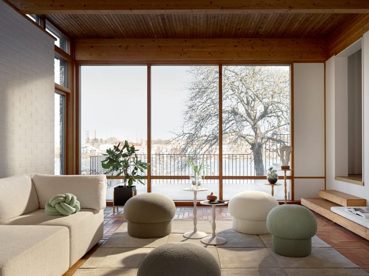 Uno pouf Ø50 cm - Green - Design House Stockholm