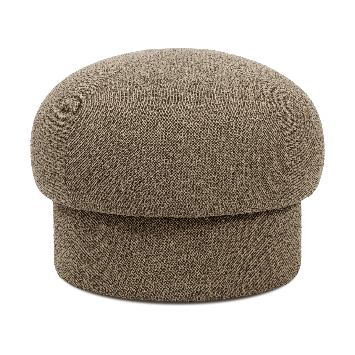 Design House Stockholm Uno pouf Ø65 cm Brown | Scandinavian Design | Sitting poufs | Brown