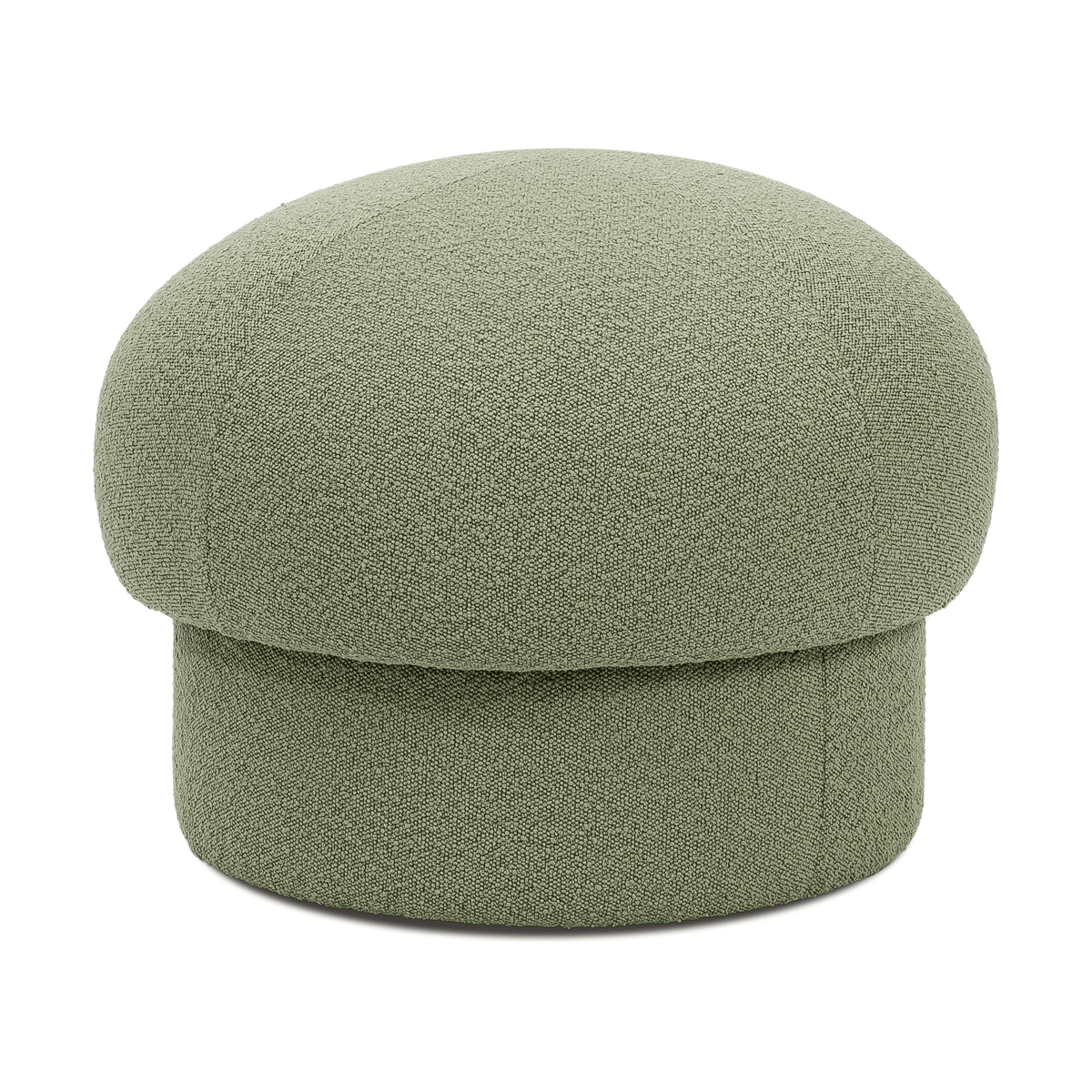 Design House Stockholm Uno pouf o65 cm Green | Scandinavian Design | Sitting poufs | Green