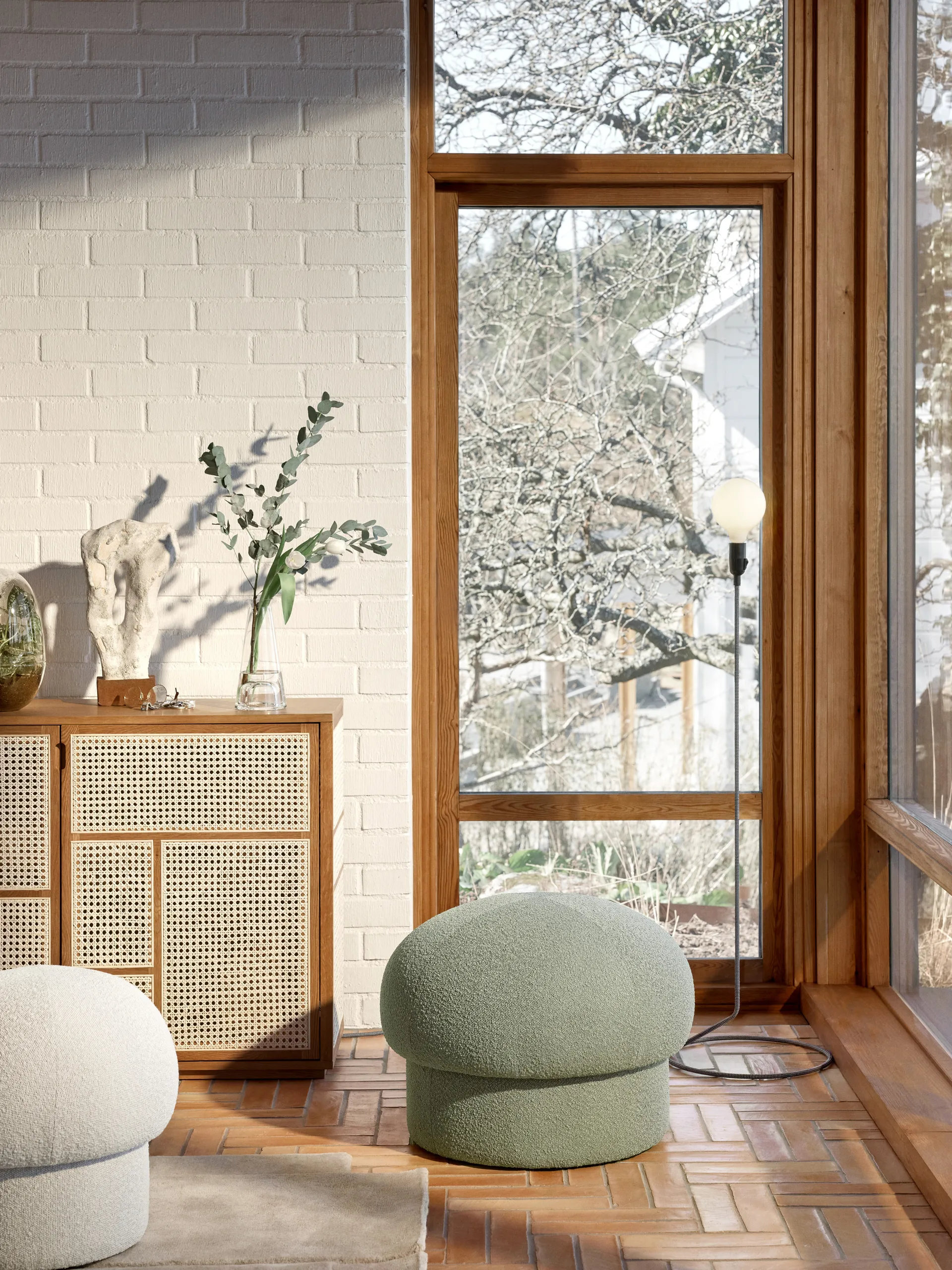 Uno pouf Ø65 cm, Green Design House Stockholm