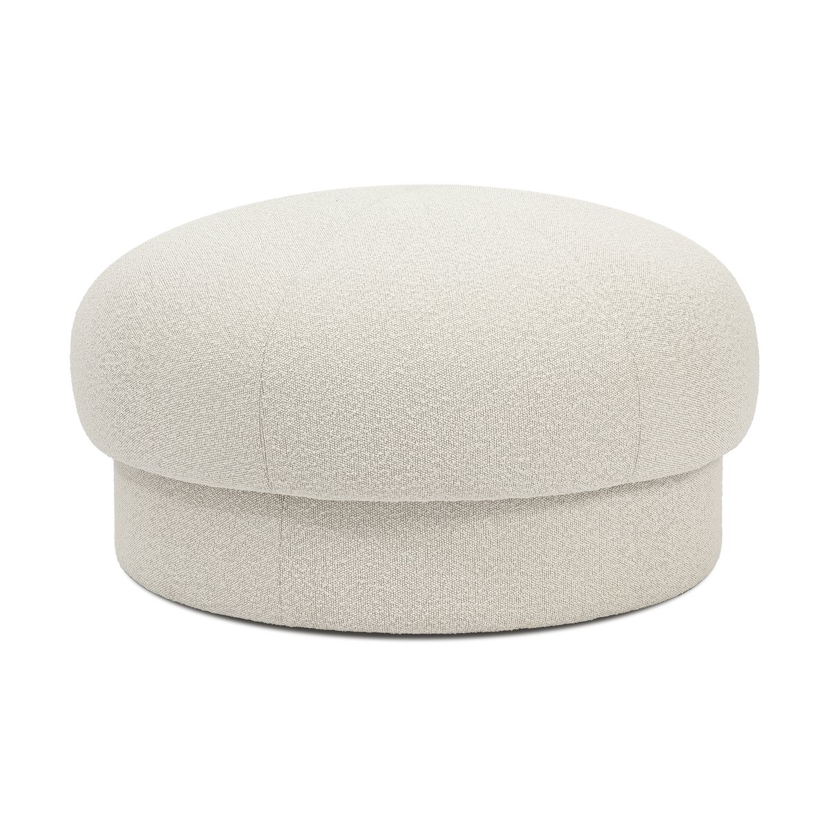 Design House Stockholm Uno pouf o94 cm Cream | Scandinavian Design | Sitting poufs | Beige