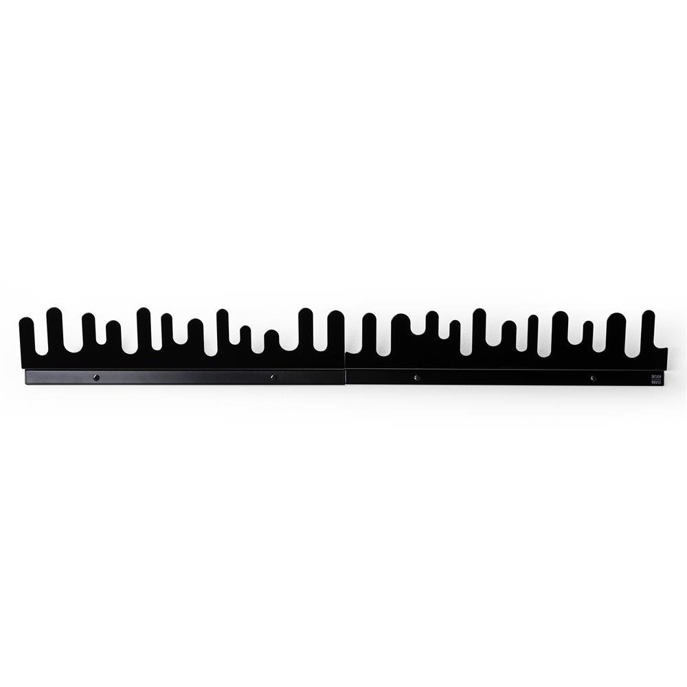 Design House Stockholm Wave hanger black | Scandinavian Design | Clothes hooks & hangers | Black