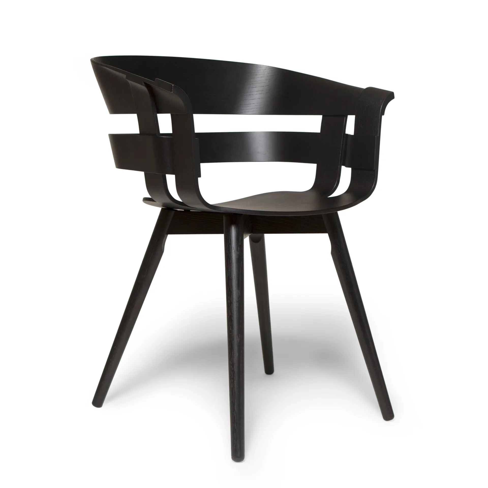 Wick Chair chair, Black-black ash legs Design House Stockholm