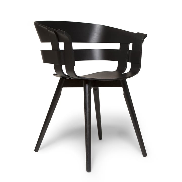 Wick Chair chair - Black-black ash legs - Design House Stockholm