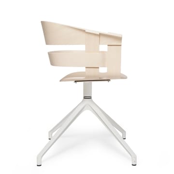 Wick Chair office chair - Box-white metal legs - Design House Stockholm