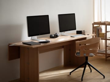Wick Chair office chair - Oak-grey metal legs - Design House Stockholm