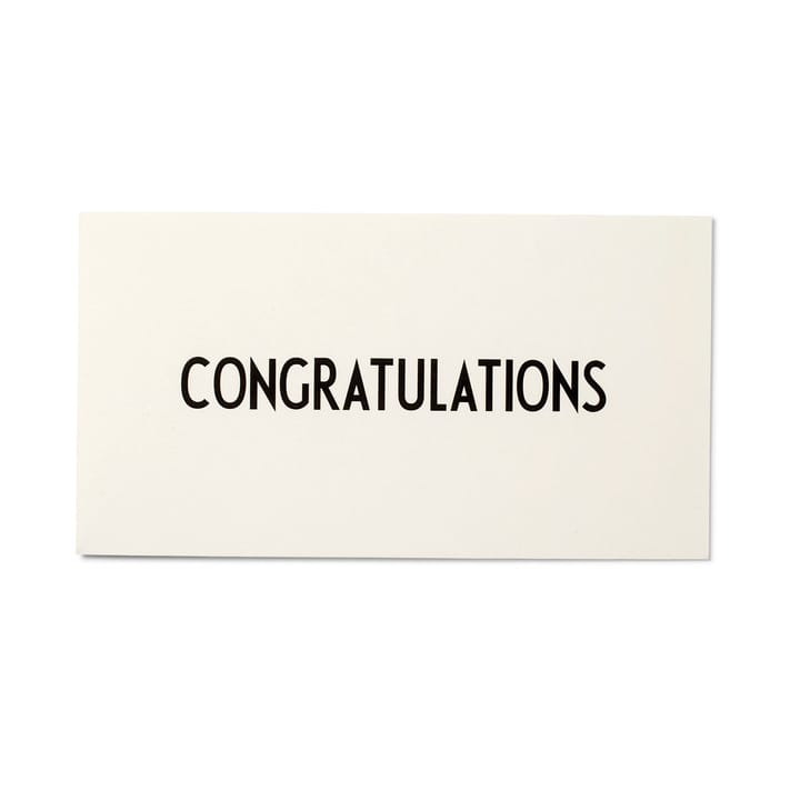 AJ Vintage ABC card, Congratulations Design Letters