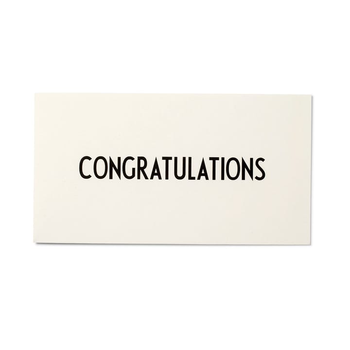 AJ Vintage ABC card - Congratulations - Design Letters