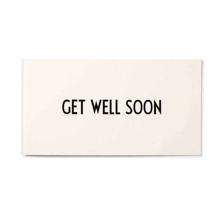 AJ Vintage ABC card - Get well soon - Design Letters