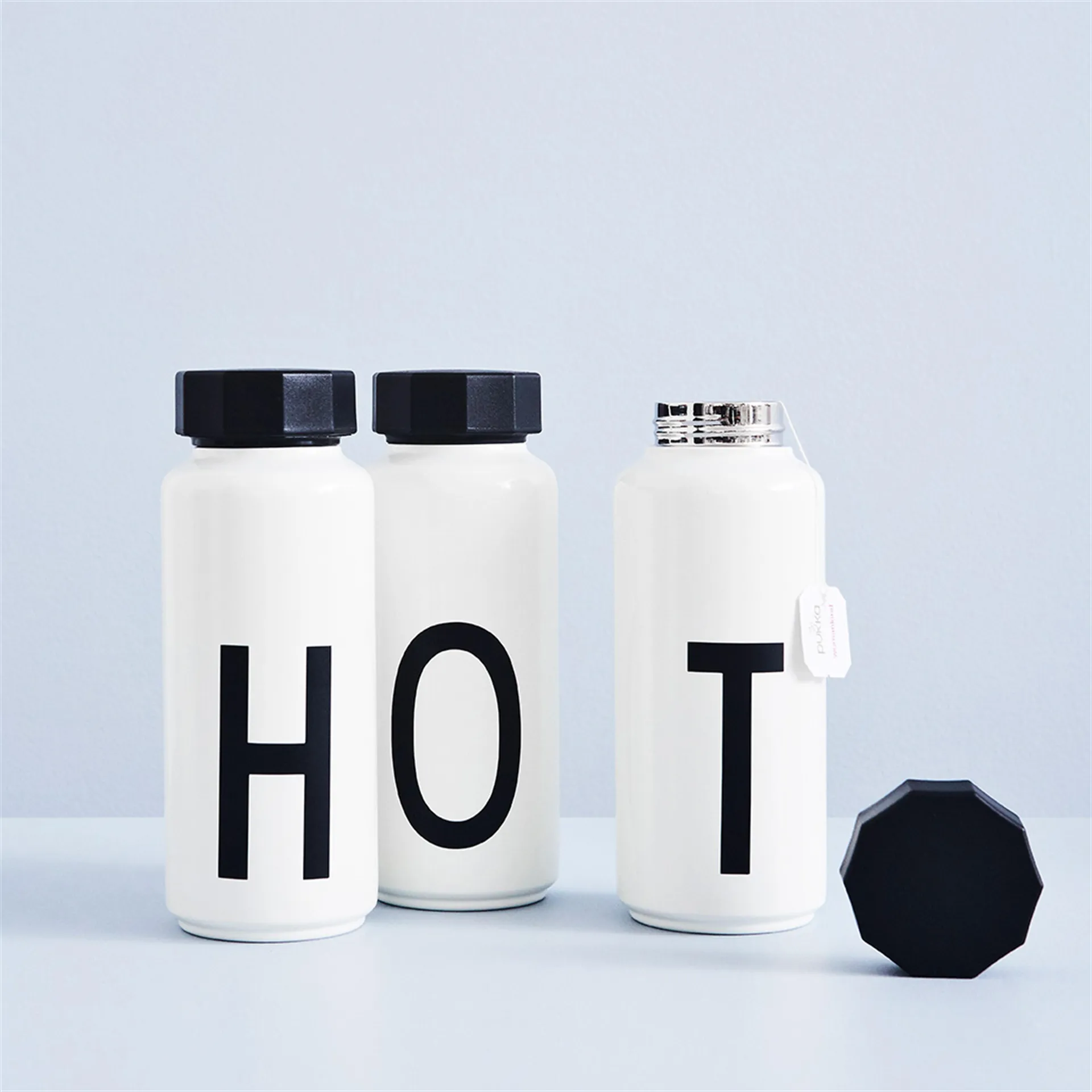 AJ Vintage thermos, N Design Letters