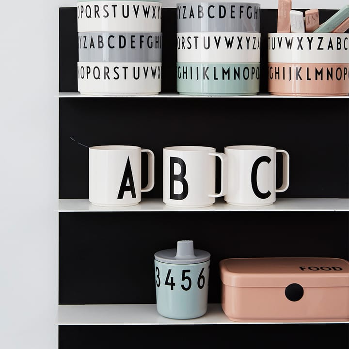 Breakfast Dinner Lunch bowl 3-pack, Nude Design Letters