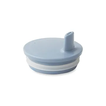 Design Letters beak lid to melamine cup - light blue - Design Letters