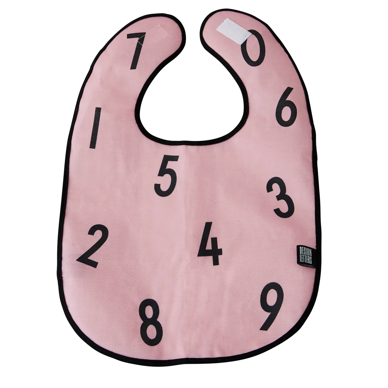 Design Letters bib numbers Pink | Scandinavian Design | Children's tableware | Pink